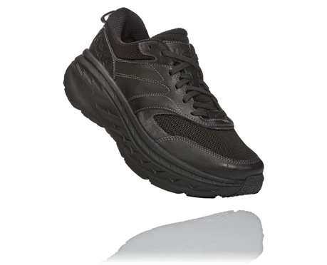 HOKA Bondi L Vandresko Dame Sort | QRODF-1426