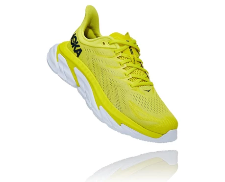 HOKA Clifton Edge Løbesko Til Landevej Dame Orange / Hvide | SAUCD-3254