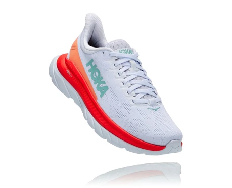 HOKA Mach 4 Lifestyle Sko Dame Hvide | JNVQR-5367