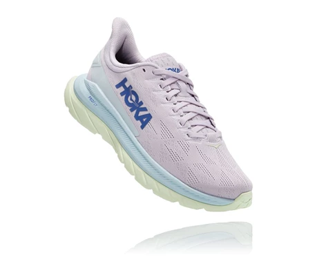 HOKA Mach 4 Løbesko Til Landevej Dame Lilla | CDFSQ-3904