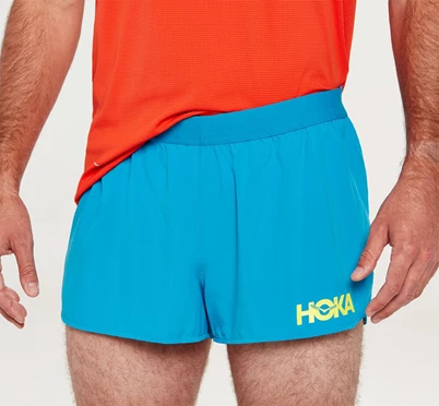 HOKA Performance Woven 2" Kort Løbebukser Herre Blå | FRSMH-9014