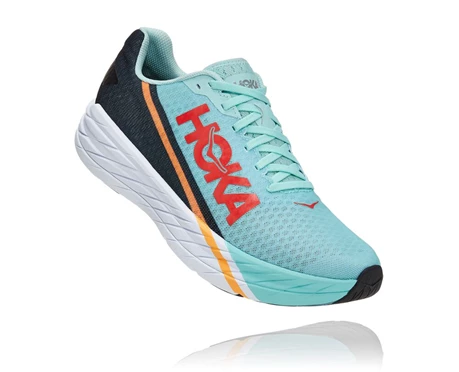 HOKA Rocket X Lifestyle Sko Herre Blå / Sort | GJOSR-7846