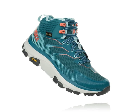 HOKA Toa Gore-tex Vandresko Dame Lyseturkis | UTEDG-5634