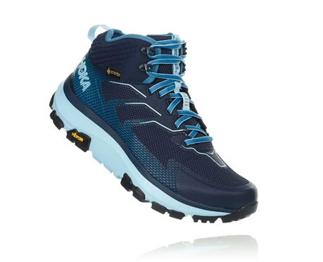 HOKA Toa Gore-tex Vandresko Dame Sort / Turkis | ARNKC-3974