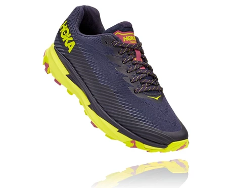 HOKA Torrent 2 Trail Løbesko Dame Grå / Lilla | XKOSU-6823