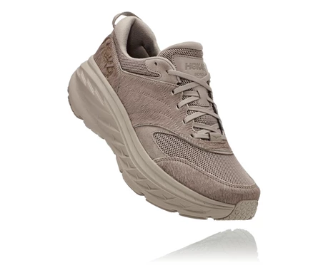 HOKA X Eg Bondi L Lifestyle Sko Dame Grå Brune | JDRKF-0647