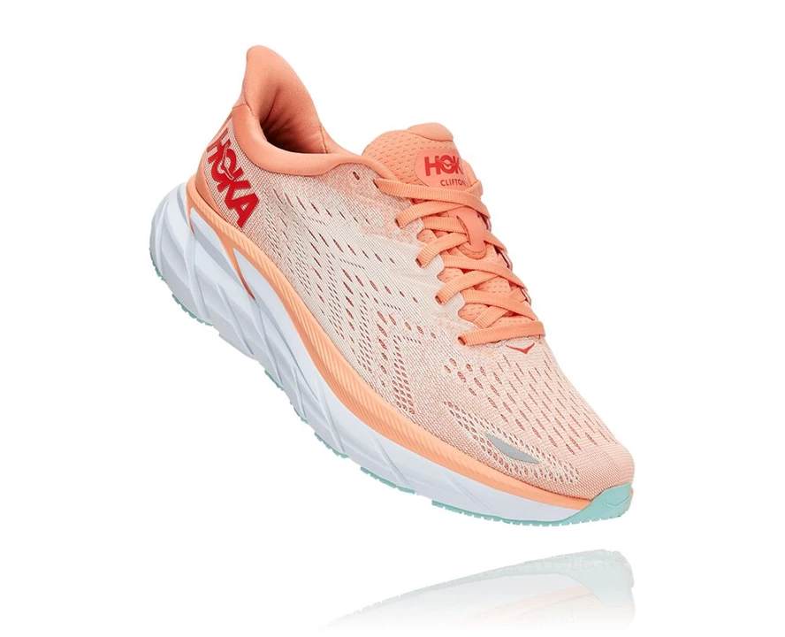 HOKA Clifton 8 Løbesko Dame Sølv | CNBKL-0864